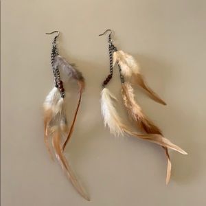 FEATHER earrings